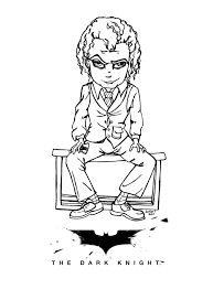 Joker has long been a staple of the batman dc series. Dark Knight Printable Coloring Pages Pietercabe