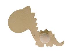 Patere Porte Manteau Mural Dinosaure En Bois A Peindre Ou A Etsy Diy