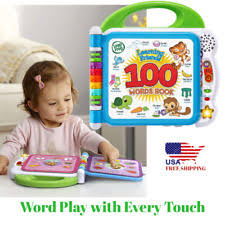 Touching the words on the pages plays the words, sound effects and fun facts; Leapfrog Learning Friends 100 Words Book Bilingual English French Ca Edition For Sale Online Ebay