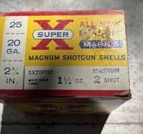 Vintage Western Super X Magnum Mark 5 Plastic Shotgun Shells ...