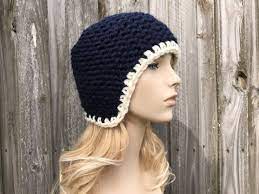 Chunky Knit Hat Mens Hat Womens Hat Winter Hat Ear Flap Etsy Knitted Hats Ear Flap Hats Knitting