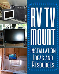 180 degrees to left or to right. Rv Tv Mount Installation Ideas And Resource Examples And Information