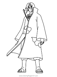 Now you can color online uchiha itachi, the older brother of sasuke uchiha, a s rank criminal organization akatsuki. Itachi Uchiha Naruto Coloring Page For Kids Free Naruto Printable Coloring Pages Online For Kids Coloringpages101 Com Coloring Pages For Kids