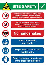 Covid 19 Site Safety Sign Seton