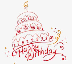 Happy Birthday Cake Transparent Background Birthday Cake Birthday Cake Line Drawing Png And Vector With Transparent Background For Free Download Happy Birthday Art Happy Birthday Drawings Happy Birthday Lettering