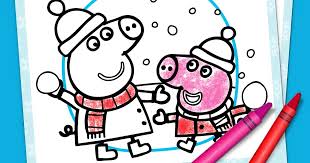 Peppa pig world theme park logo. Peppa Pig Winter Coloring Pack Nickelodeon Parents