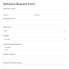 Check spelling or type a new query. Software Request Form Template Route Data Formstack
