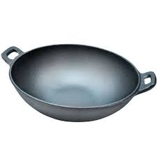 Carolina Cooker Preseasoned Cast Iron Wok Wok Cast Iron Wok Cast Iron