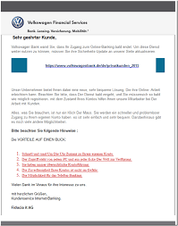 By marcel friedmanposted on september 27, 2014. Volkswagen Financial Services Phishing Klick Der Maus