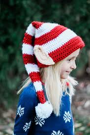 The free crochet hat patterns in this section all use basic crochet stitches that are easy enough for most beginners. Adorable Free Crochet Elf Hat Pattern With Ears Make Do Crew