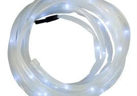 Pure Garden Solar Rope Light 23 50 White Led Lights Walmart Com In 2020 Solar Rope Light Led Rope Lights Solar Lights Garden