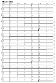 Calendar With Days Numbered 2020 The Best Printable Calendar Collection In 2020 Planner Printables Free Calendar Printables Printable Yearly Calendar