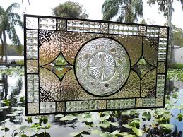 Save on home décor & more. Buy Hand Made Recycled Depression Glass Imperial Stained Glass Window Panel Antique Stained Glass Transom Window Made To Order From Artfulfolk Stained Glass Custommade Com