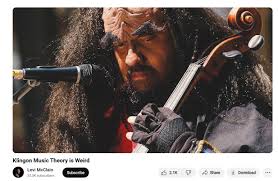 The Klingon Xenomusicologist (@Xenomusicologist) • Facebook