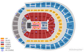 Bridgestone Arena Section 103 Row P Seat 13 Nashville