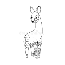 See more ideas about animal coloring pages, coloring pages, coloring pictures. Coloring Book Okapi Stock Illustrations 20 Coloring Book Okapi Stock Illustrations Vectors Clipart Dreamstime