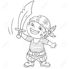 Some of the colouring page names are two burglars stuf dollar signs into bags drawing by, bank robers coloring, online, large coloring at, large mandala coloring mandala 132 by, big size coloring coloring to and, dat coloring learny kids, summer flowers coloring large, large adult coloring book 1 big beautiful, large size of fish coloring. Coloring Page Outline Of Cartoon Pirate With Saber Coloring Royalty Free Cliparts Vectors And Stock Illustration Image 142412977