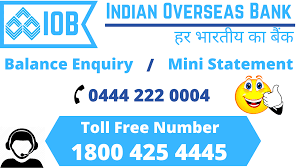 After successfully login, click on my accounts — statement of accounts. Iob Balance Enquiry Toll Free Number 2021 Missed Call Sms Alert