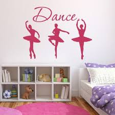 Girls Dance Vinyl Wall Art Sticker Girls Bedroom Home Decoration Decal Girls Bedroom Bedroom Decals Sticker Wall Art