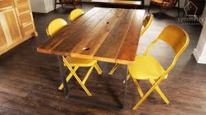 How to build an octagon dining table. What Is The Best Way To Attach Metal Legs To Wood Table Top Woodworking Talk