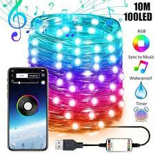Music Controlled Christmas Lights Buy Xmas Christmas Tree Decoration Light Custom Led String Lights App Remote Control At Affordable Prices Free Shipping Real Reviews With Photos Joom