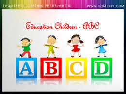 الأطفال الحروف الأبجدية الانجليزية Abc خلفية Ppt المواد القليل التوضيح باور بوينت قوالب تحميل مجاني