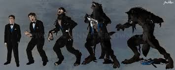 This Guy In A Suit Turning Into A Werewolf Shapeshifter Werewolf Art Werewolf