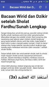 Bacaan Wirid Dan Dzikir For Android Apk Download