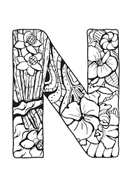 Activities that help in learning letter n words for kids. Alphabet For Children N Alphabet Kids Coloring Pages