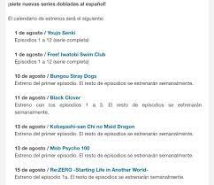 Spanish dubbed anime crunchyroll list. News Crunchyroll Will Dub These Series To Spanish Anime