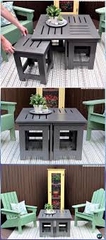 13 diy coffee table ideas. Diy Outdoor Coffee Table With Hidden Side Tables Instructions Diy Outdoor Table Ideas Projec Diy Outdoor Table Diy Outdoor Coffee Table Outdoor Table Ideas