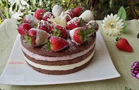 Torta cioccolato bianco e fragole. Torta Con Cioccolato Bianco E Fragole Rosly A Passion For Pastry