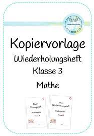 Hallo, das buch ist fast wie neu und ist noch offiziell für den unterricht als kopiervorlage zu. Wiederholungsheft Ubungsheft Klasse 3 Mathe Fit Fur Die 4 Klasse Unterrichtsmaterial Im Fach Mathematik Mathematikunterricht Mathe Erste Klasse