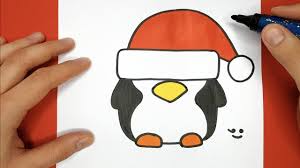 Tuto Comment Dessiner Un Pinguouin Avec Un Bonnet De Noel Sur La Tete Youtube Comment Dessiner Dessin Pere Noel Comment Dessiner Pikachu