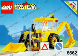 Lego 6662 Backhoe Set Parts Inventory And Instructions Lego Reference Guide