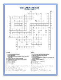 Wild friends constitution day & more fillable forms, register and subscribe now! The Amendments To The Constitution Crossword Puzzle By The Lit Guy