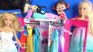 Barbie Elbise Dolabi Giyinme Ve Barbie Oda Toplama Oyunu Tatli Peri Male Barbie Elbise Dolaplari Malefiz