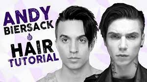 Black veil brides andy andy black bvb fan. Andy Biersack Hairstyle Tutorial Men S Hair With Dre Drexler Youtube
