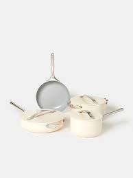 Caraway Non Toxic Ceramic Non Stick Cookware Set In 2020 Cookware Set Ceramic Cookware Ceramic Non Stick