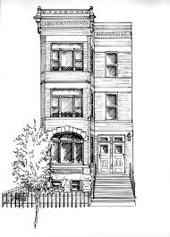 Custom Home Portrait In Ink Architectural Drawing Of Your Etsy Ink Sketch Sketch Book Building Sketch