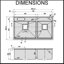 standard kitchen sink cabinet size