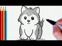 How To Draw Simple Husky Dog Step By Step Tutorial For Kids Youtube Get paid for your art.