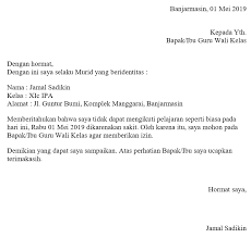 15 contoh surat keterangan penghasilan terbaru contoh surat resmi. Download Cara Membuat Surat Izin Sekolah Dikarenakan Sakit Bagi