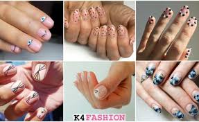 Easy nail designs with geometric art. Nail Art Designs For Short Nails K4 Fashion
