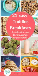 21 Healthy Toddler Breakfast Ideas Quick Easy For Busy Mornings Recipe Healthy Toddler Breakfast Toddler Picky Eater Toddler Breakfast