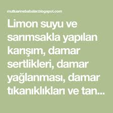 Limon Suyu Ve Sarimsakla Yapilan Karisim Damar Sertlikleri Damar Yaglanmasi Damar Tikanikliklari Ve Tansiyon Gibi Sorunlari Tansiyon Detoks Icecekler Recete