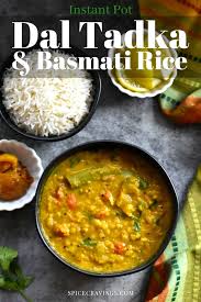 Instant Pot Dal Tadka With Rice Is An Easy Delicious One Pot Indian Meal Lentils Are Flavored With Aromatics Spice Indian Food Recipes Dal Recipe Recipes