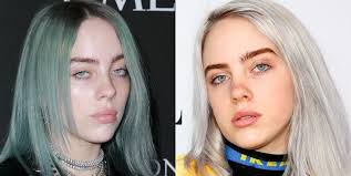 Her dark hair with a splash of neon green on top is her. Billie Eilish S Best Hairstyles And Hair Colors