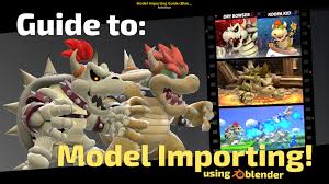 Guide and combos online, article, story, explanation, suggestion, youtube. Model Importing Guide Blender Super Smash Bros Ultimate Tutorials