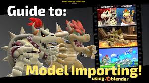 Adding scale to 3d scenes: Model Importing Guide Blender Super Smash Bros Ultimate Tutorials